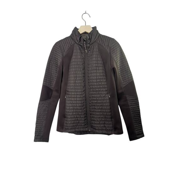 CALIA by Carrie Underwood Full Zip Puffer Hybrid Jacket Smokey Plum Sz Small - Picture 1 of 12